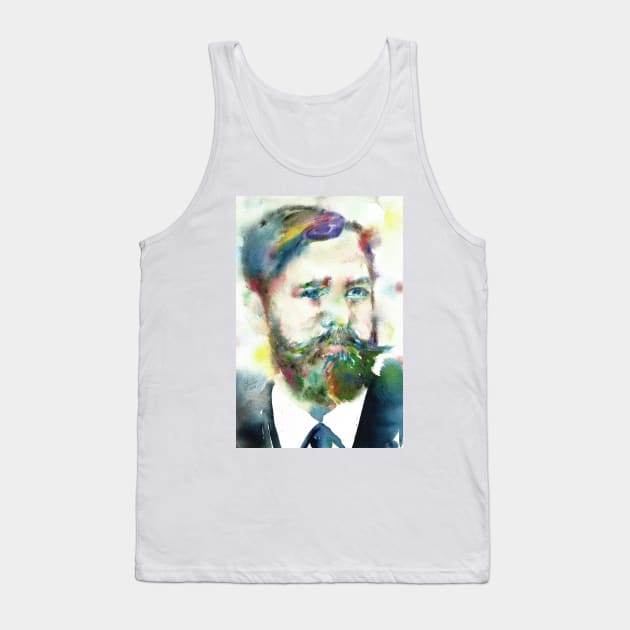 SIGMUND FREUD - watercolor portrait.5 Tank Top by lautir